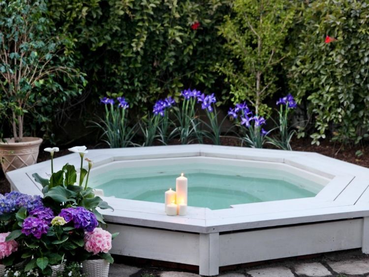 whirlpool-garden-white-wood-clad-clad-candles-plants-flowers-octagon