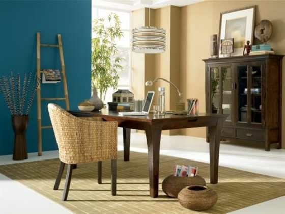 Mar-azul-com-marrom-na-sala