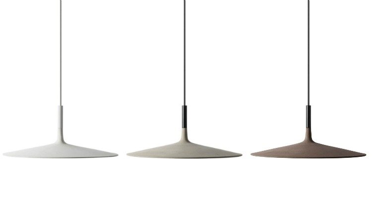 Luminária pendente para sala de jantar -moderno-concreto-modelo-cor-escolha