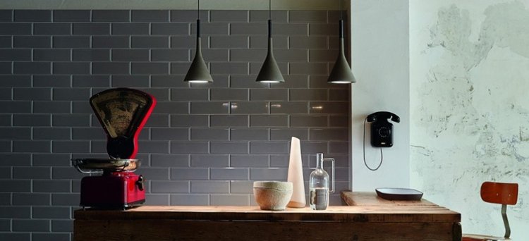 Luminária pendente-sala de jantar-moderno-concreto-cozinha-balcão-madeira-design industrial