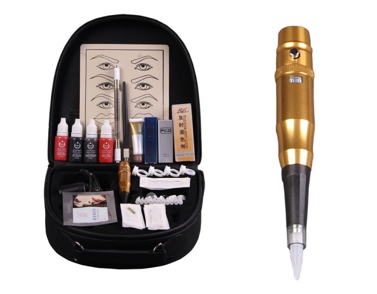 Conjunto de ferramentas de maquiagem permanente caneta para máquina de tatuagem
