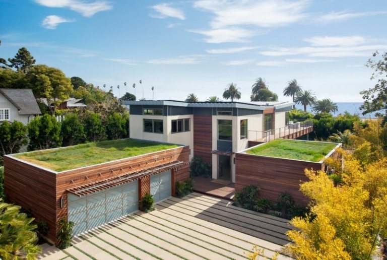 Plantas-telhados verdes-ideias-garagens-arquitetura moderna
