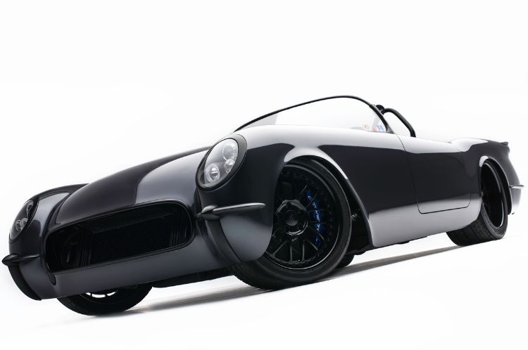 conversão automática 1954 corveta zr1 atemporal kustoms carro esporte rally carro cafetão meu passeio design estrela da morte