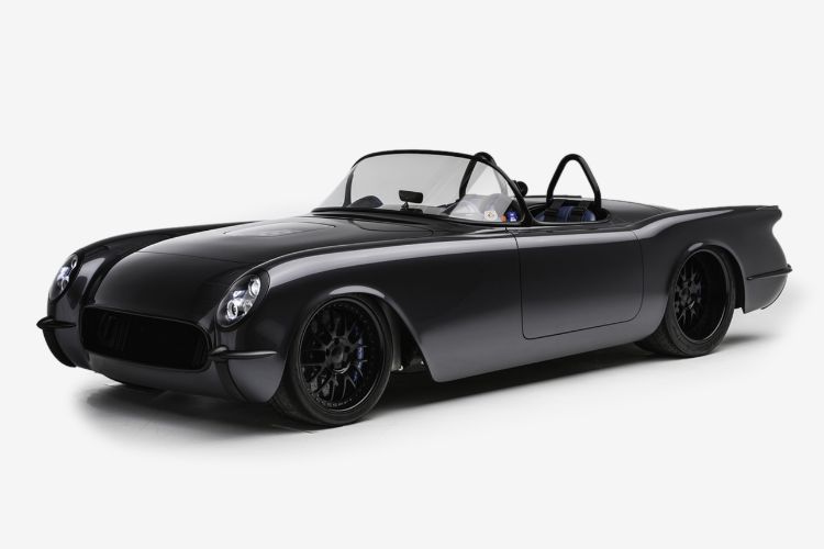 conversão automática 1954 corveta zr1 atemporal kustoms carro esporte rally carro cafetão meu passeio design estrela da morte