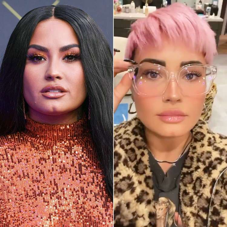 Demi Lovato Pixie Cut 2021 Penteados Curtos Tendências da Primavera