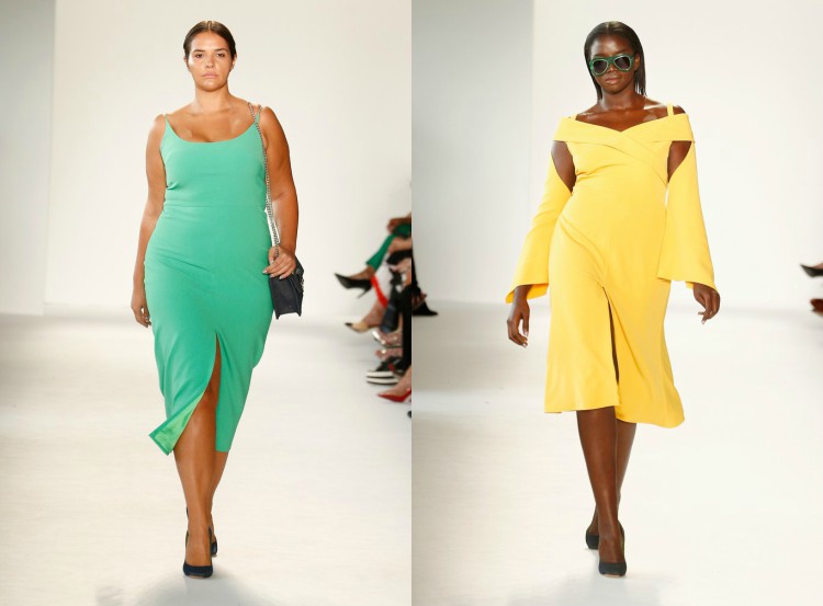 vestidos de moda plus size tendências coloridas