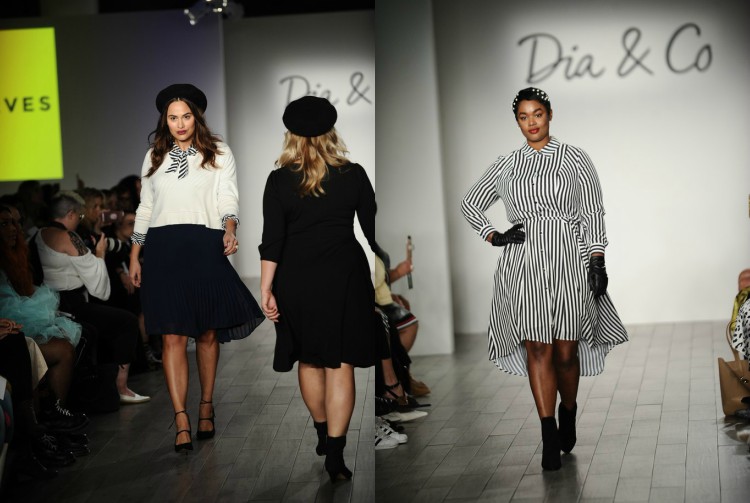 plus size tendências da moda passarela francês chique