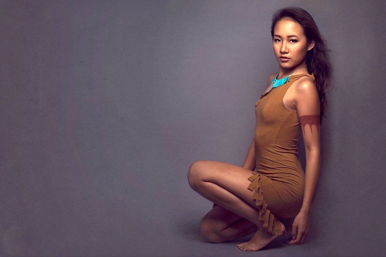 Pocahontas fantasia-faça-você-mesmo-vestido-mulher-adulta
