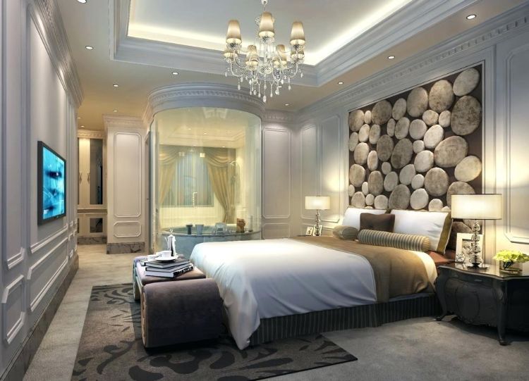 parede estofada no quarto painel de parede cama encosto da cama almofada do encosto da cama design marrom luxo moderno