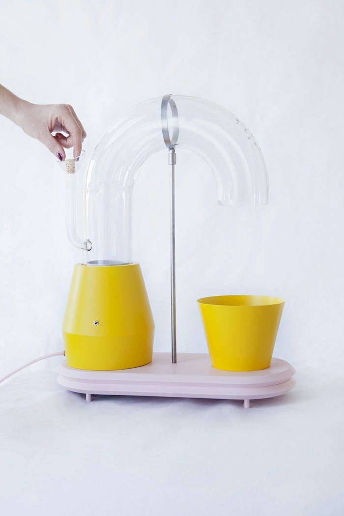 tubo de cortiça para máquina de pipoca suporte de metal transparente