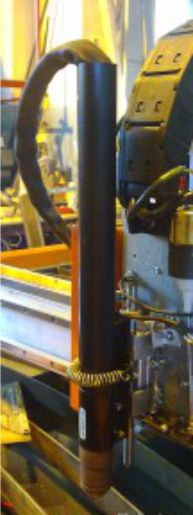 Gør-det-selv CNC plasmaskærerinstallation af en mekaniseret brænder