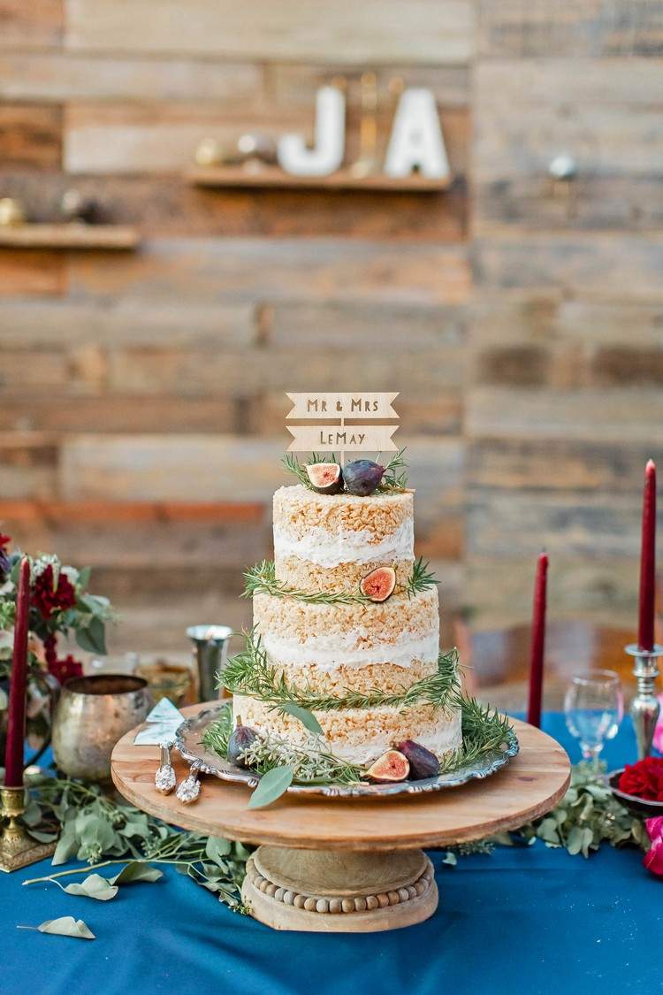 Faça você mesmo uma receita de arroz tufado para bolo de casamento