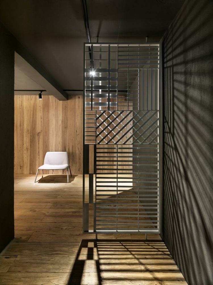 idéias de design de tela metal minimalista