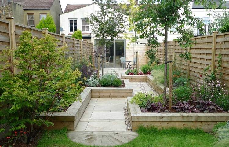 terraço-jardim-design-idéias-canteiros elevados-madeira
