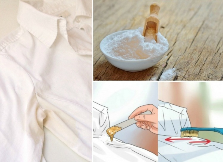 limpeza de roupas suor-mancha-remoção-idéia de refrigerante
