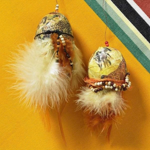 Decoração extravagante de Páscoa Ovos de Páscoa decoram a primavera