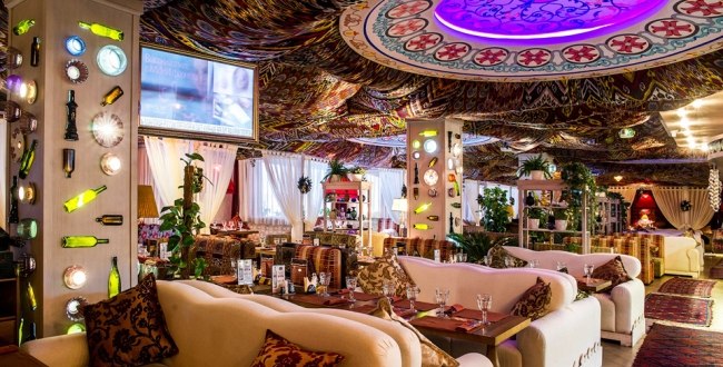 restaurante design moscou atmosfera oriental