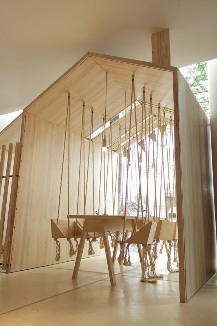 restaurante balanços ideia de design de interiores creche familiar