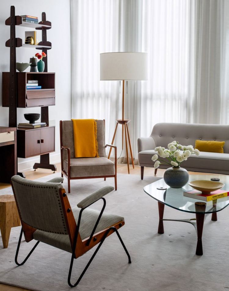 retro-look-design-classic-living-room-grey-upholstery-funcional-furniture