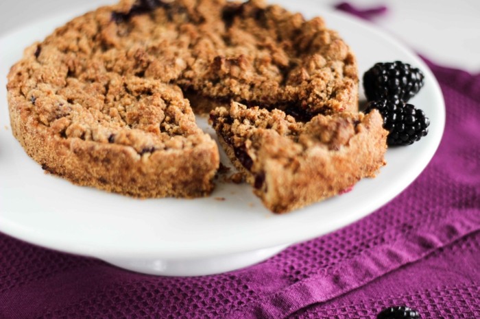 receita de mini torta de amora granulado sem lactose