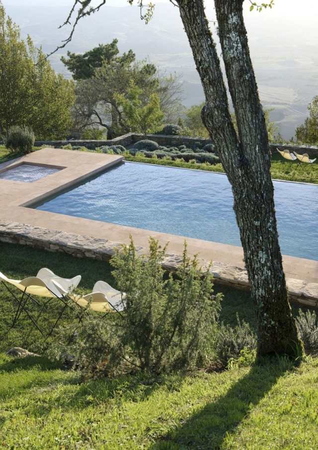 terraço piscina infinita estilo toscano-monteverdi hotel rústico
