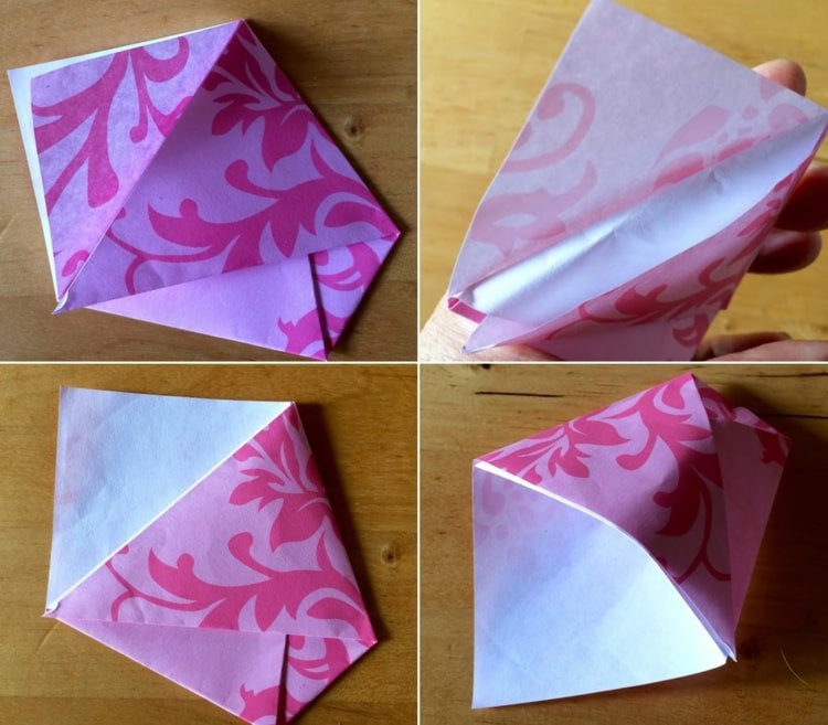 Faça sua própria sacola com papel usando uma técnica de dobradura simples