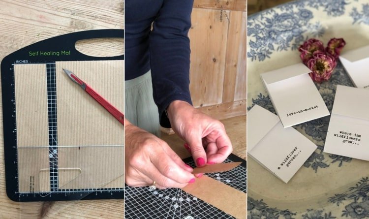 Fazendo sacos de sementes com costuras - fácil e adequado para iniciantes