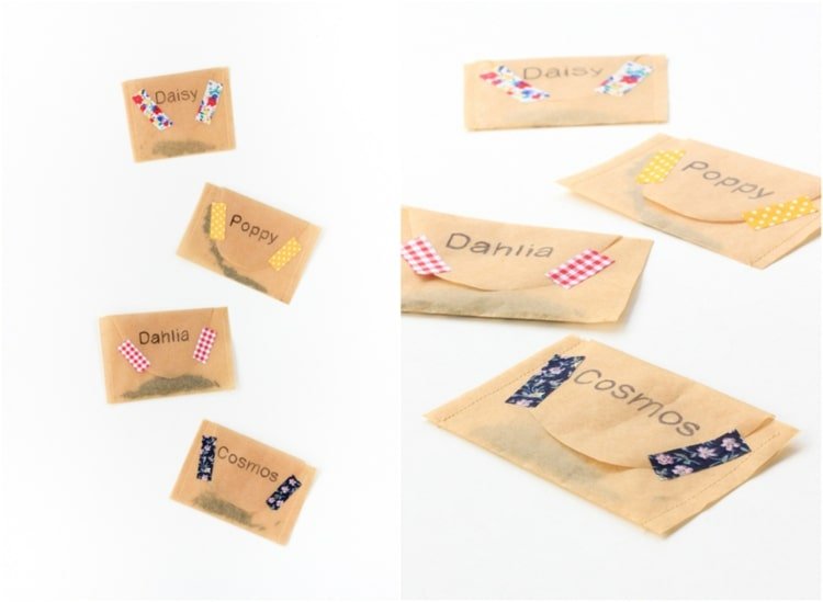 Faça seu próprio envelope de papel pergaminho e fita adesiva washi