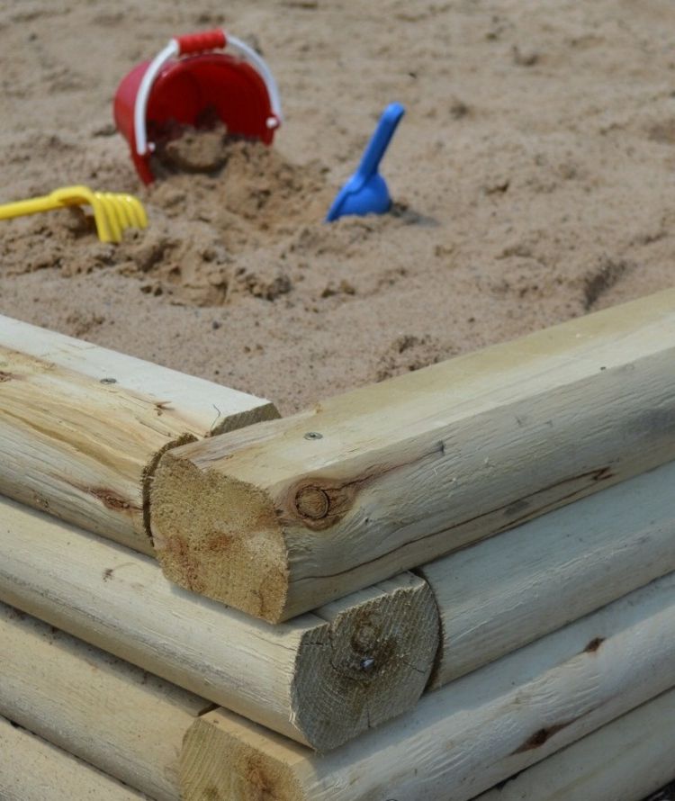 construa-se-caixa-de-areia-madeira-vigas-ideia-jardim-acessórios-faça você mesmo