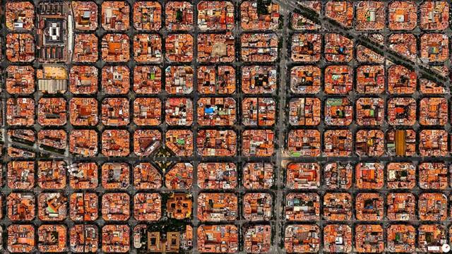 imagens de satélite do mundo barcelona espanha trimestre