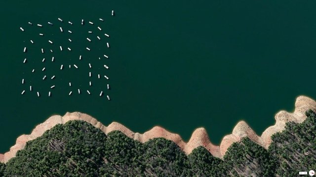 imagens satélites New Bullards Bar Reservoirs california