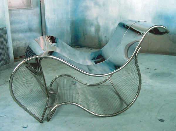 Cadeira de balanço móveis de metal da sala de estar austrália