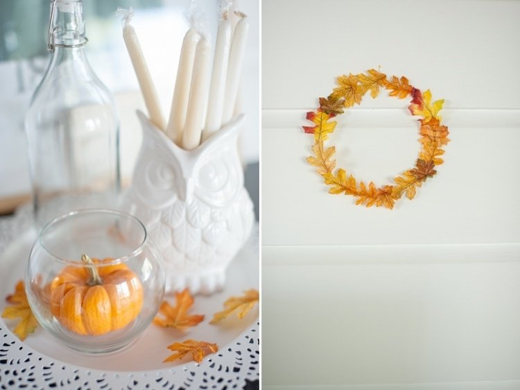 decoração-janela-outono-faça-você-mesmo-faça-você-mesmo-folhas-de-outono-laranja-amarelo-abóbora-coroa-decoração