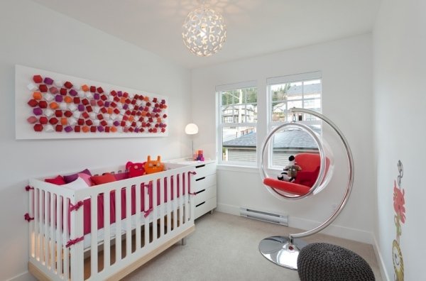 Cadeira suspensa com moldura quarto infantil adequado crianças adultos coloridos