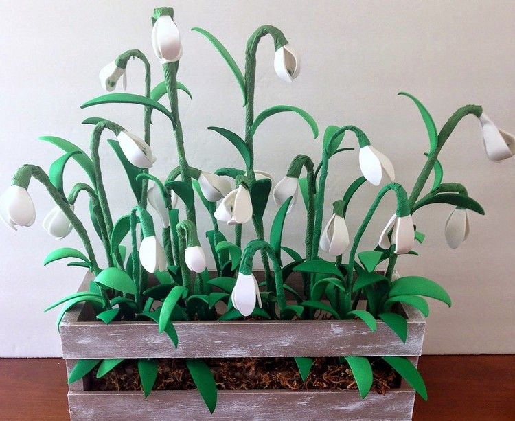 snowdrop-tinkering-sponge-spring-decoration