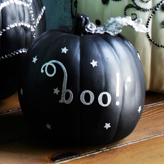 Letras pretas de Halloween