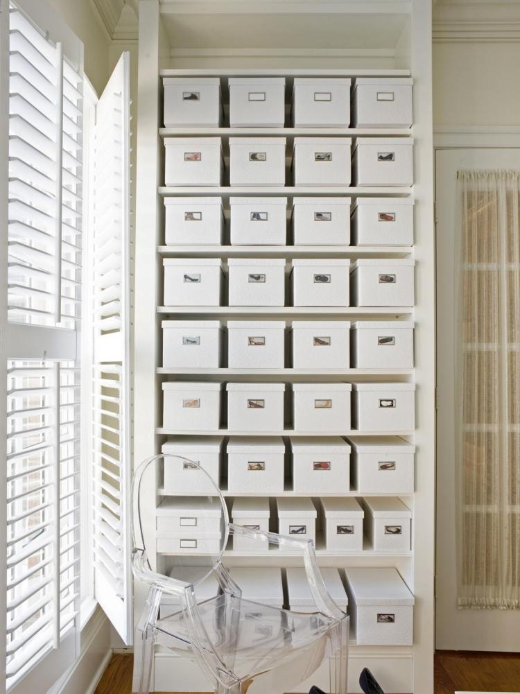 sapato rack-design-creative-white-shoe-box-photos-same-clear
