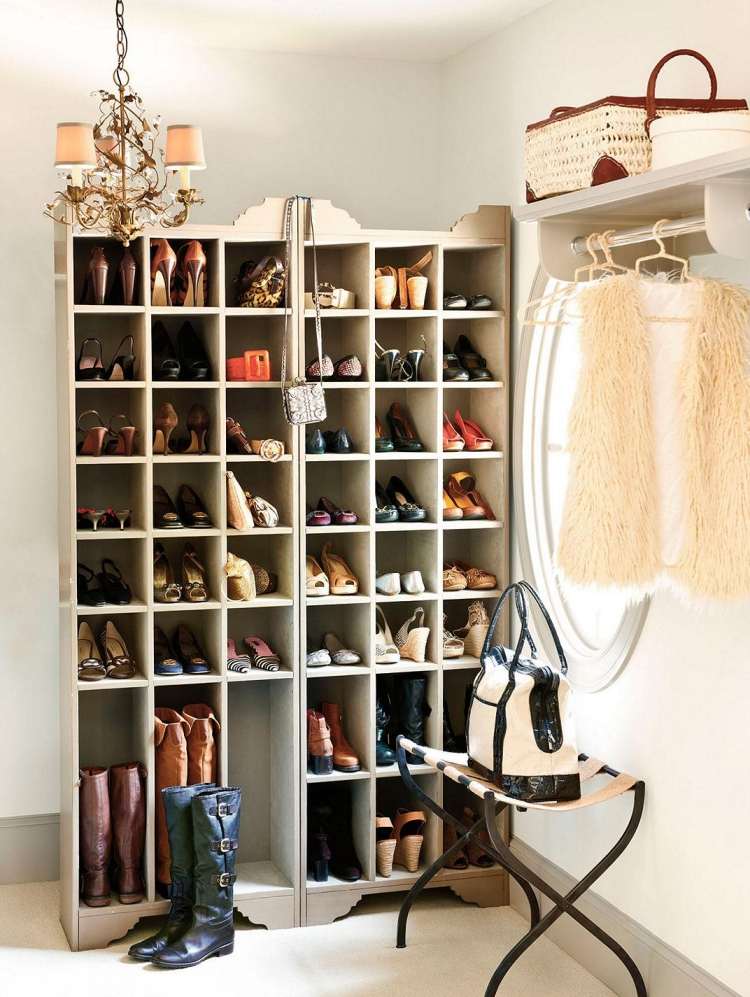 sapateira-design-criativo-compartimento-departamento-vintage-guarda-roupa-espelho-brilhante