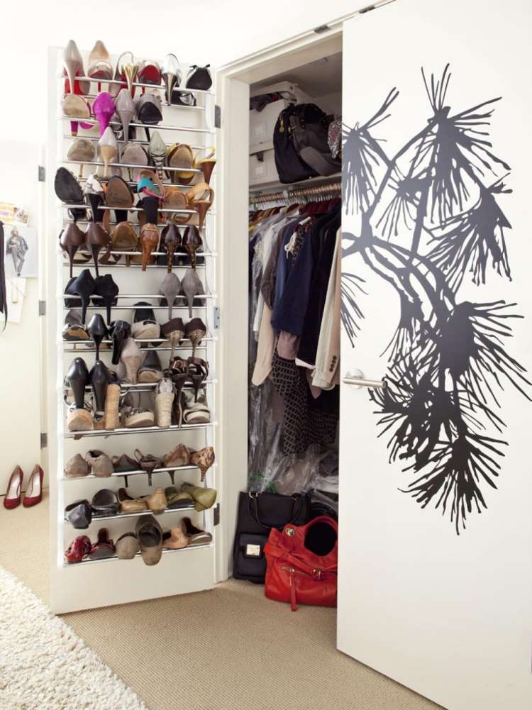 sapateira-design-criativo-portátil-guarda-roupa-porta-benefício-armazenamento de sapatos