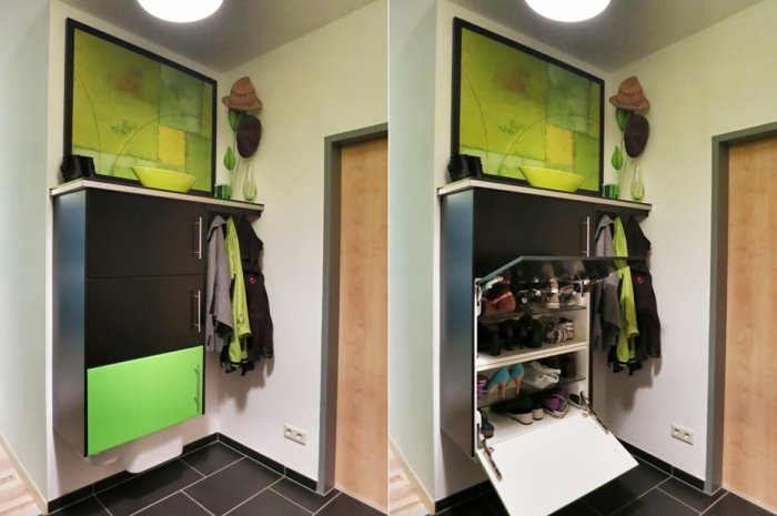 Kitchenette Ikea sapateira Móveis de corredor transforma ideias