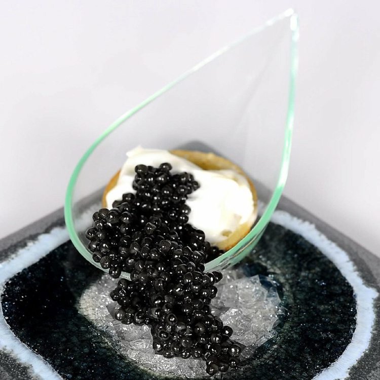 Caviar preto serve iguaria de caviar beluga preço