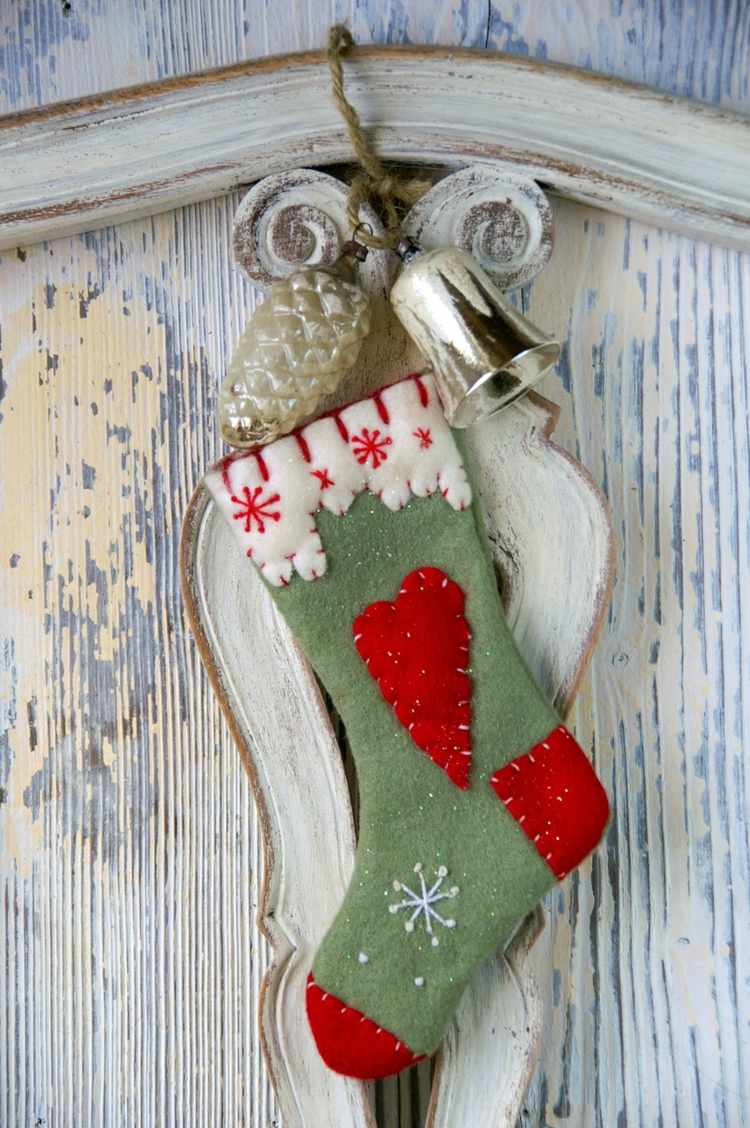 botas nicholas decoram patch design coração flocos de neve rústicos