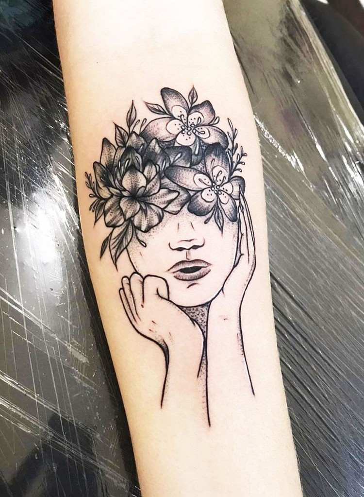 Tatuagens de amor próprio, significando motivos de tatuagem no antebraço para mulheres