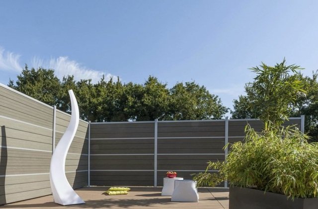 Cerca de jardim de design moderno de plástico Silvadec
