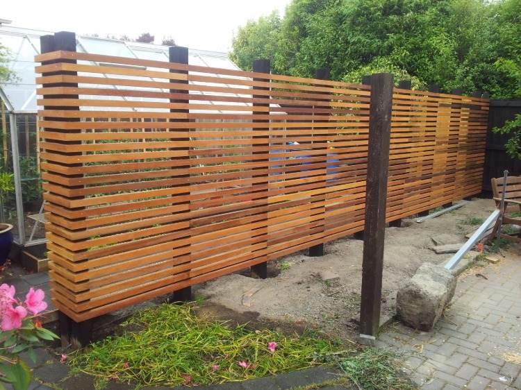 design moderno para o jardim com tela de privacidade solução econômica