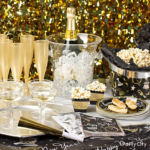 Taças de plástico de champanhe para decoração de festa de ano novo