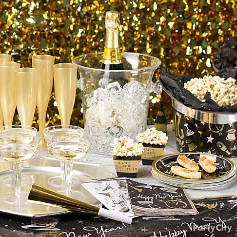 Taças de plástico de champanhe para decoração de festa de ano novo