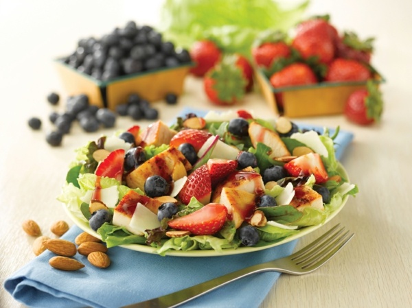 Almoço, salada, corpo, desintoxicação, frutas, legumes