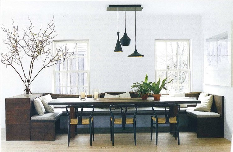 banco-sala-de-jantar-construa-você-moderno-elegante-cadeiras-pretas-mesa-de-jantar