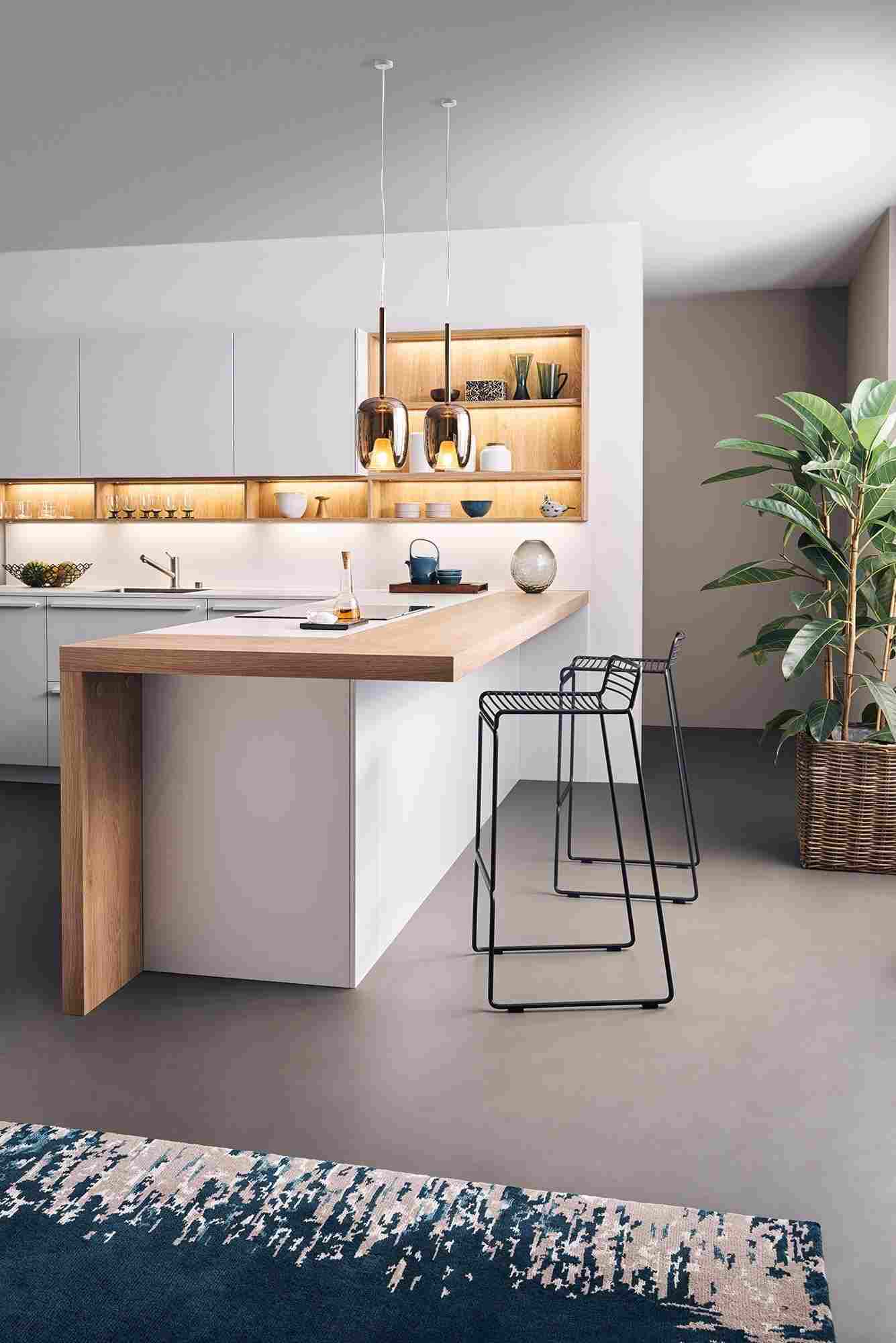 Estilo de vida escandinavo Mobiliário para cozinha Tendências de vida minimalistas